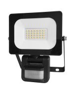 Baxter 20W DIY LED Flood Light With PIR Sensor- MX20320BLK-SEN