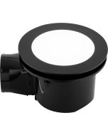 Mercator Turboline Black 300 Round Exhaust Fan with CCT LED – BE510ESPBK