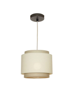 BERN1PSBGE, BERN 1LT PENDANT SMALL BEIGE