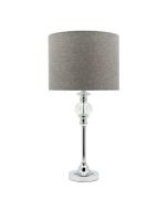 BEVERLY 1LIGHT TABLE LAMP (BEVE1TL) DARK GREY COUGAR LIGHTING