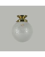 Batten Fix 2 Piece 3 1/4" - 6" Sheffield Sphere - Polished Brass