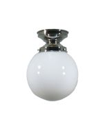 Batten Fix 2 Piece 3 1/4" - 6" Opal Sphere / Chrome