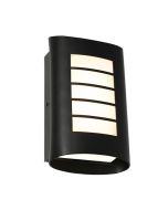 Bicheno LED Wall Light Exterior BICH1EBLK Black  Cougar Lighting