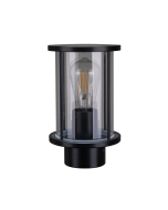 BL-400 Bollard Head 76mm E27 Lamp Base in Clear Glass-Clear