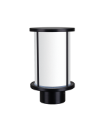 BL-400 Bollard Head 76mm E27 Lamp Base in Frosted Glass-Frosted