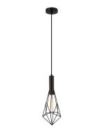 IRON CAGE SMALL BLACK DIAMOND ES PENDANT BLACKBAND5 Cla lighting