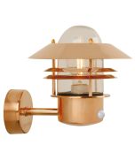 Blokhus Sensor Wall Copper/Glass Clear IP54 E27 - 25031030