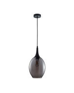 Interior Wine Glass Shape 1 Light Pendant Black Smoke - BROTE2