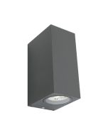 Brugge 2lt Wall Light Charcoal BRUG2ECHA Cougar Lighting