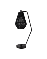 CARTER-DL PAPER ROPE DESK LAMP 1XE27 240V BLACK 23148