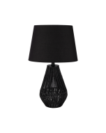 CARTER-TL PAPER ROPE TABLE LAMP 1XE27 240V BLACK 23146