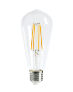 ST64 Pear Shape LED Filament Dimmable Globes Clear Diffuser (8W)- CF28DIM