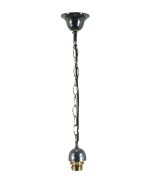 Standard Single Chain & Cloth Cord Suspension - Chrome