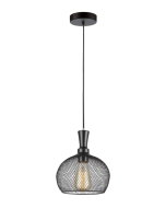 PENDANT ES 72W BLK SML MESH WINE GLASS SML CHEVEUX2 Cla Lighting