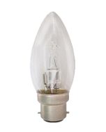 CLA LIGHTING HALOGEN GLOBE SBC CANDLE 18W CLR 2800K CLAHACAN18WSBCCL