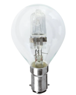 CLA LIGHTING HALOGEN GLOBE SBC FANCY ROUND 18W CLEAR 2800K CLAHAFR18WSBCCL