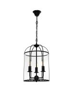 Cougar Lighting Clovelly 3lt Pendant - CLOV3PBLK