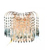 Fall Glass Chandelier Wall Light Brass 60W CR5172-2B Superlux