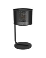 Manby 1 Light Table Lamp Black 43797N