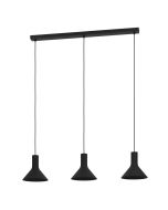 Morescana 3 Light Pendant Black 390219N