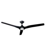 Radical 2 60" 15W LED Dimmable DC Ceiling Fan Matt Black / Tri-Colour - DC2442