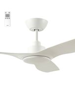 White Ventair DC 3 48" Indoor/Outdoor Ceiling Fan and Remote