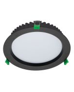 Deco 28 Watt Dimmable Round LED Downlight Black / Tri Colour TRIO - 20435	