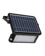 Defender 10W LED Solar Floodlight Black MXS4410 Mercator Lighting