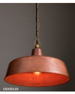 PENDANT ES 60W AGED COP DEKSEL03 Cla Lighting