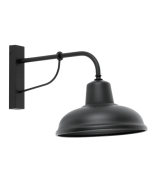 DEKSEL Industrial Matte Black Interior Wall Light DEKSEL05