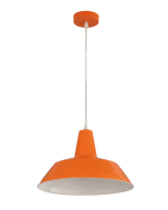 PENDANT ES 60W ORANGE RND DIVO9 Cla lighting