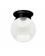 Murano DIY Shade(MA906C/BLK) Black with Clear Glass Mercator Lighting