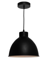  Dome 1lt Pendant Black DOME1PBLK Cougar Lighting