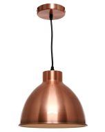 Dome 1lt Pendant Brushed Copper DOME1PCOP Cougar Lighting