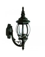 Avellino Round Wall Lantern Black 60W DUW577-BL Superlux