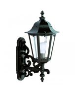 Vittotria Hexagon Wall Lantern Black 60W DUW8302-BL Superlux