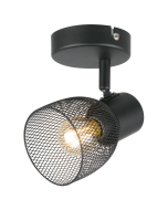  Emily 4W LED Industrial Spotlight- A10931BLK