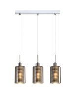 ESPEJO1 Oblong Glass with Line Effect Pendant Lights ESPEJO2X3S