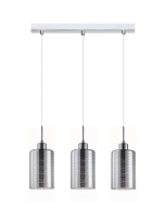 ESPEJO1 Oblong Glass with Line Effect Pendant Lights ESPEJO1X3S