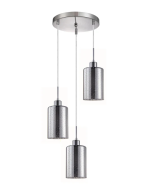 ESPEJO1 Oblong Glass with Line Effect Pendant Lights ESPEJO3X3R