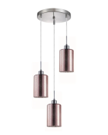 ESPEJO1 Oblong Glass with Line Effect Pendant Lights ESPEJO4X3R