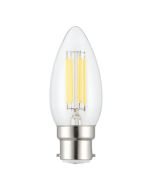 Filament Candle Clear 4W LED B22 Dimmable / Warm White 206437