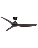 GUARDIAN 56'' CEILING FAN IP55 BLACK & DARK TIMBER FINISH