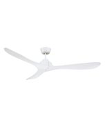 JUNO 56'' DC CEILING FAN NO LIGHT WHITE