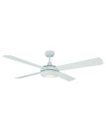 Luna 1300 Ceiling Fan with LED Light White (FC557134WH) Mercator Lighting