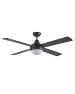 Four Seasons Link 48" Ceiling Fan with Light 2 x E27 Matt Black - FSL1244M