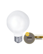 SPHERICAL 28W G80 ES OPAL HALOGEN LUS30303