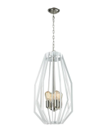 GAMBA Industrial Rustic Narrow Angular Cage Pendant Lights GAMBA4