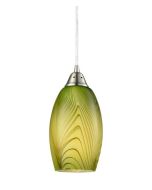  Glaze Series Pendants ES 60W GRN Hand Blown GLAZE2 CLA Lighting