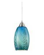  Glaze Series Pendants ES 60W BLU Hand blown Glass GLAZE3 CLA Lighting